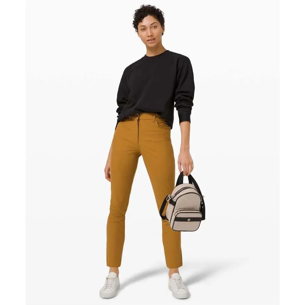 ✨Lululemon City Sleek 5 Pocket Full Length Spiced Bronze Sz 6 Pants✨